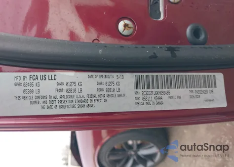 2019 Dodge Challenger R/T Scat Pack из США, поврежденный, VIN 2C3CDZFJ6KH656485